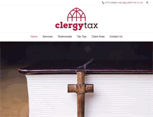 Tablet Screenshot of clergytax.co.uk